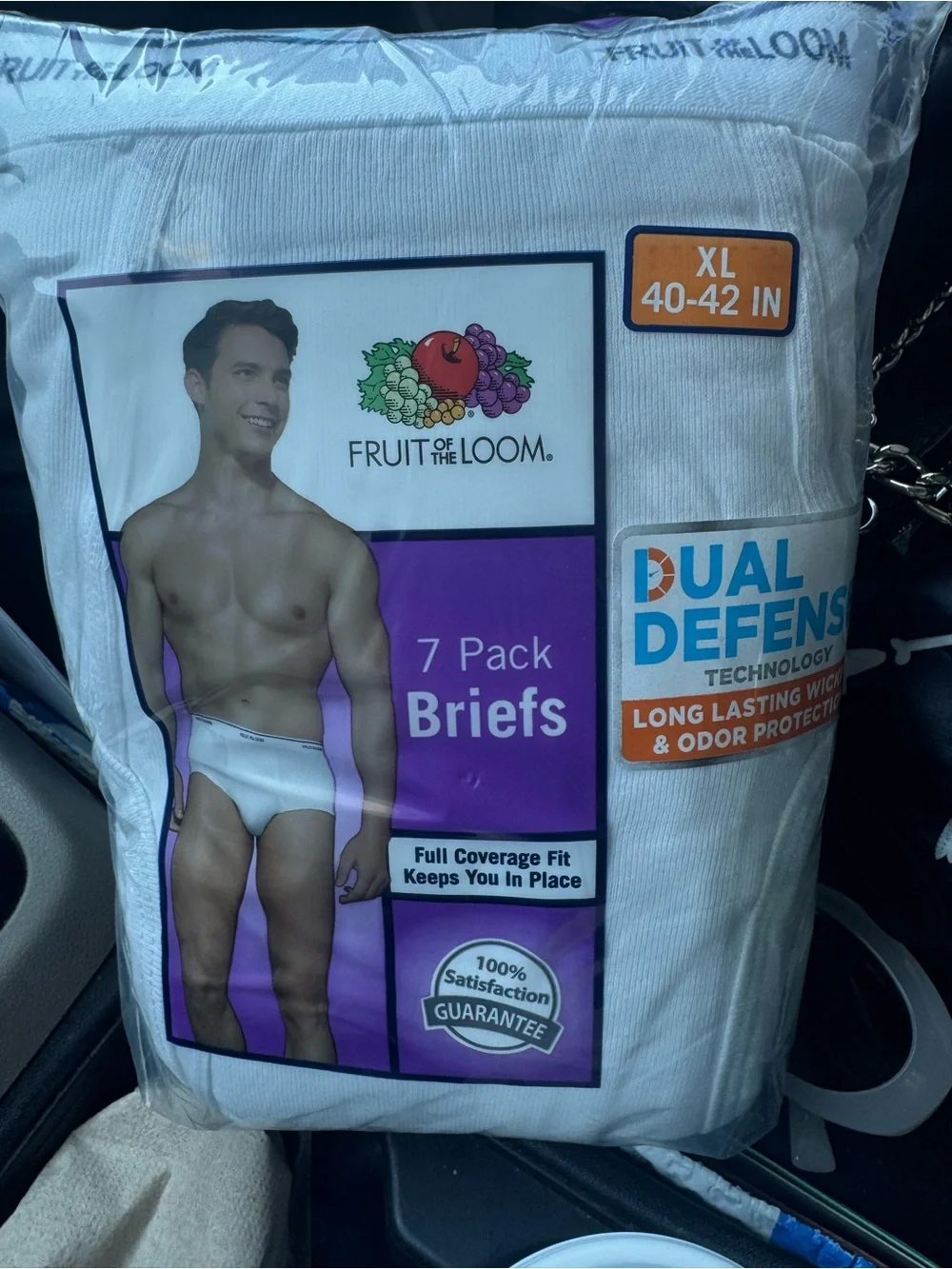 Fruit of the Loom White Briefs Essential Comfort men’s briefs XL